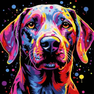My Dog - Tela Numerada Black